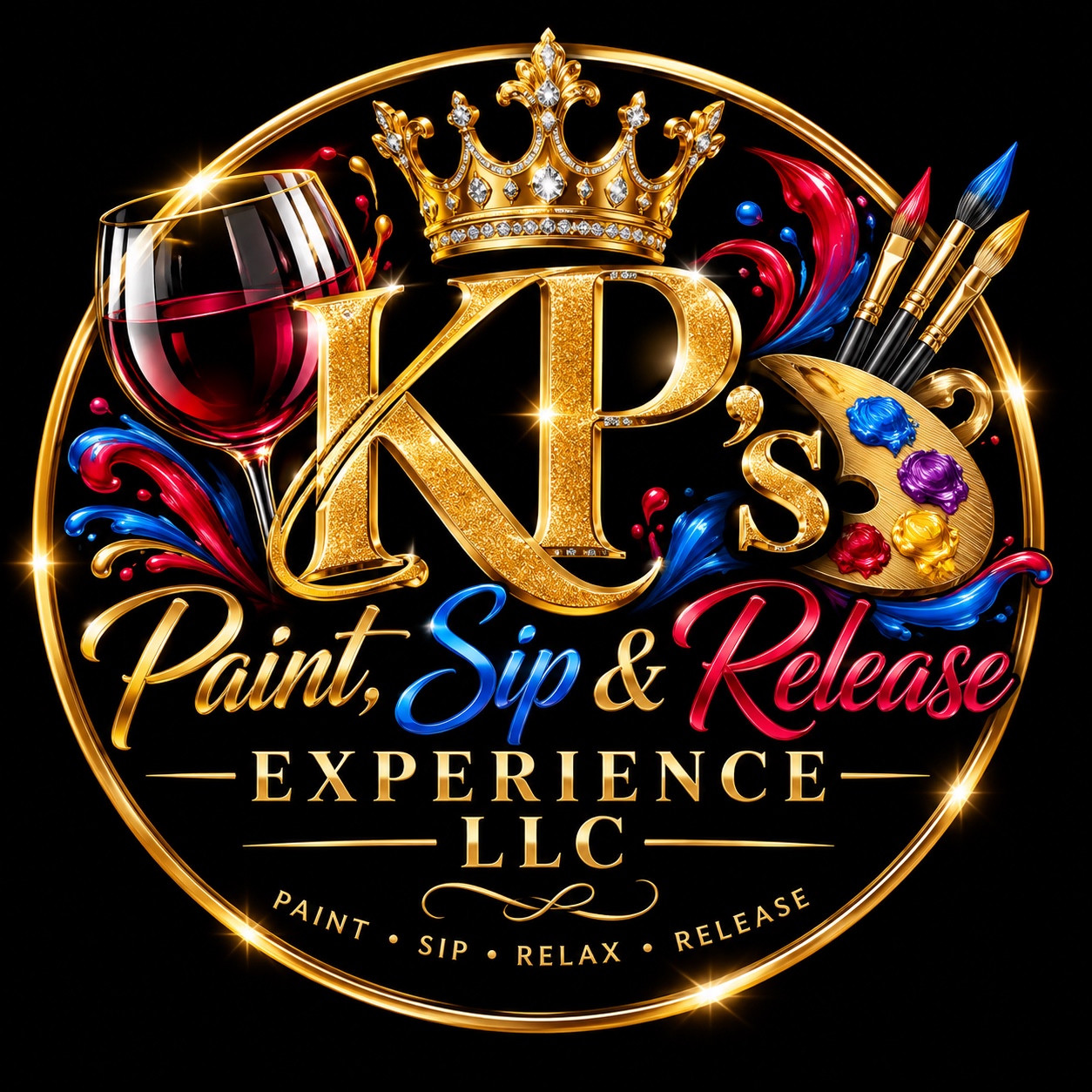 KP’s Paint, Sip & Release Experience LLC logo supplied October 18, 2026
